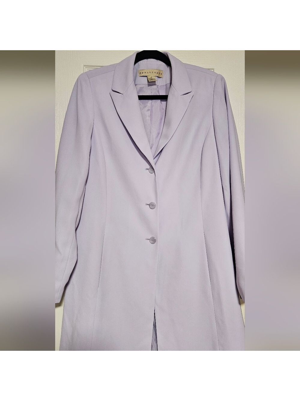 Apostrophe Light Purple Women's Blazer Size 8 - Picture 4 of 5